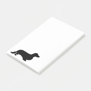 Post-it® Cheveux longs Dachshund - Silhouette 1