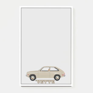 Post-it® Chevrolet Chevette Vette Beige rétro classique