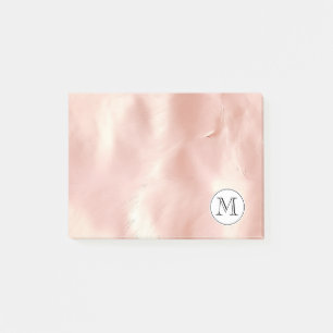 Post-it® Chic Blush Rose Cowgirl Monogramme
