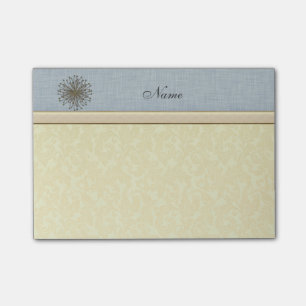 Post-it® Chic élégant dandelion personnalisé damask