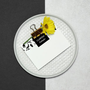 Post-it® Chic Hair Stylist Motif Nom personnalisé