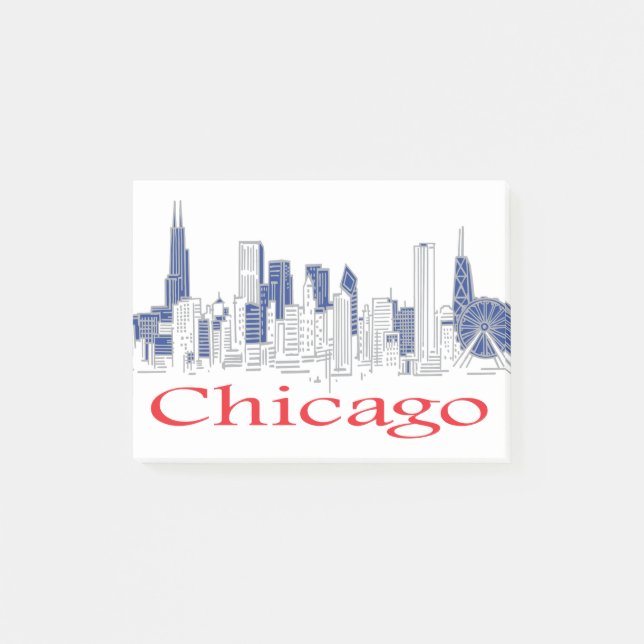 Post-it® Chicago-Skyline (Devant)