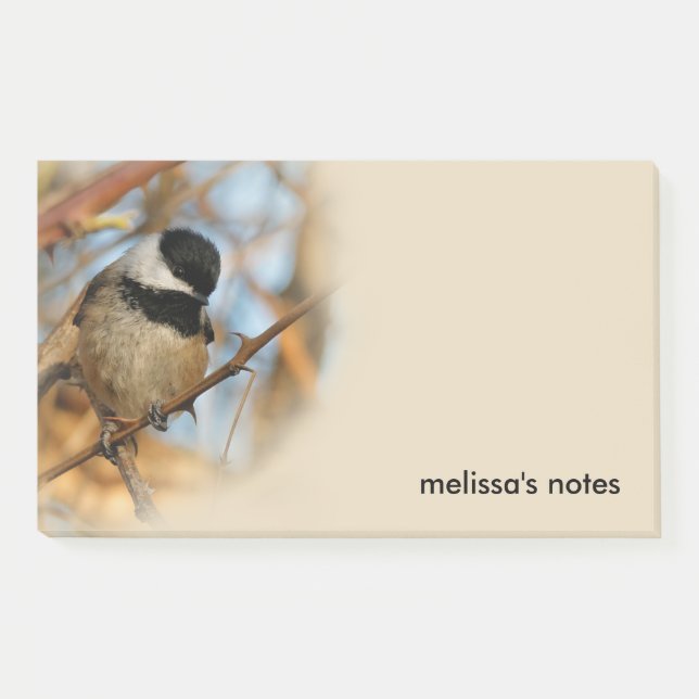 Post-it® Chickadee Songbird, Joli Espérant (Devant)