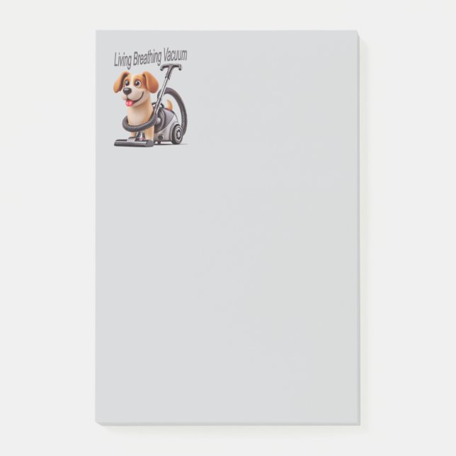 Post-it® Chien Aspirateur Vivant Respirant (Devant)