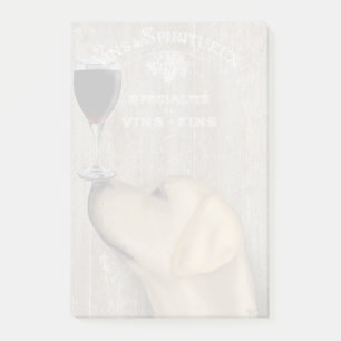 Post-it® Chien Au Vin Jaune Labrador