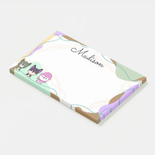 Post-it® Chien caricaturiste personnalisé