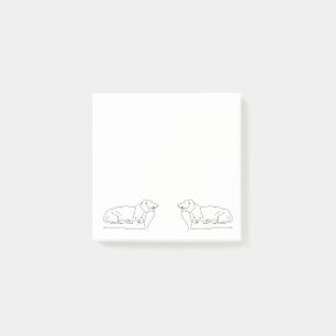Post-it® Chien Dachshund endormi
