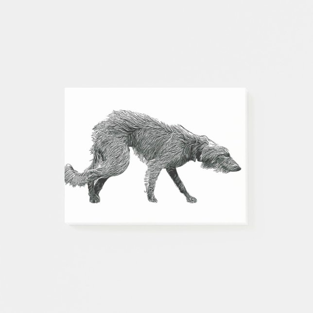 Post-it® Chien de Bedlington Whippet Lurcher (Devant)