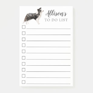 Post-it® Chien de border collie personnalisé pour faire la