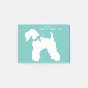 Post-it® Chien de Kerry Blue Terrier Chien Chien Puppy