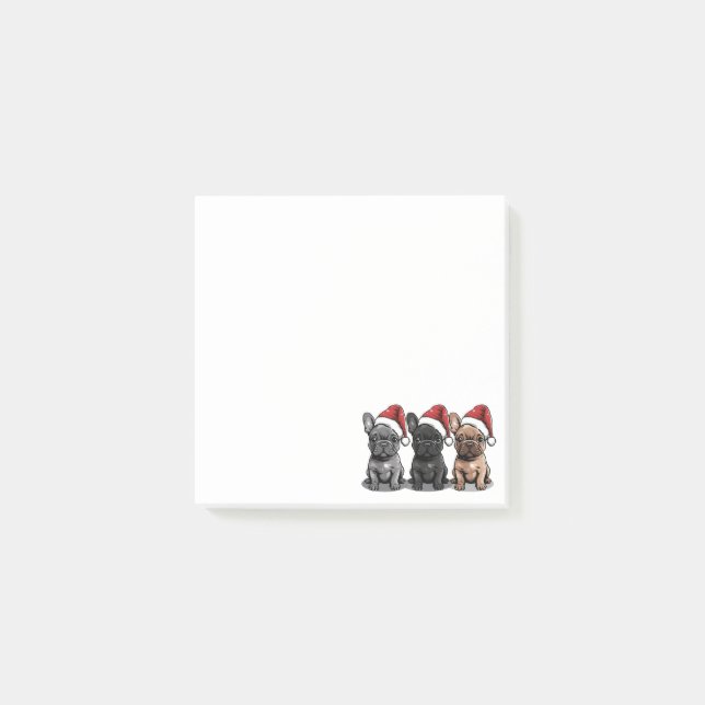 Post-it® Chien de Père Noël (Devant)