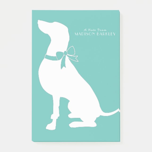 Post-it® Chien de Weimaraner Chien Puppy (Devant)