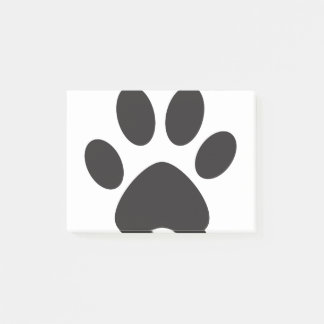 Post-it® Chien Empreinte de patte Chat Animal Animaux Pied