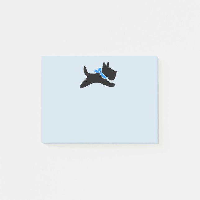 Post-it® Chien mignon de Scottie (Devant)