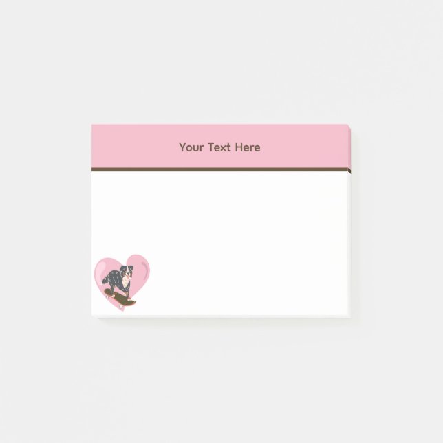 Post-it® Chien mignon personnalisé  (Devant)
