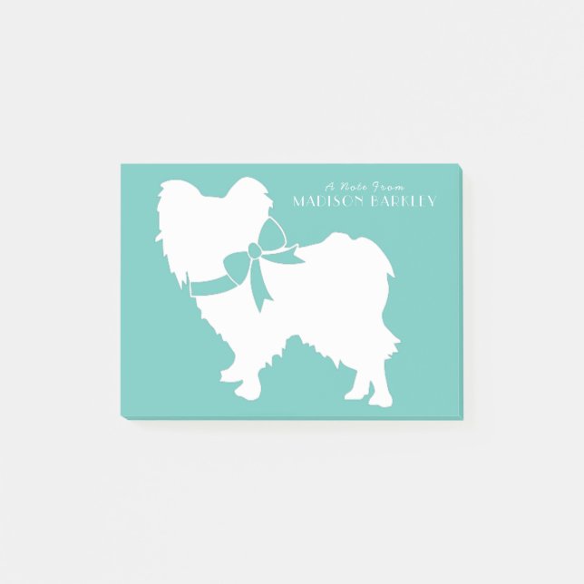 Post-it® Chien papillon (Devant)