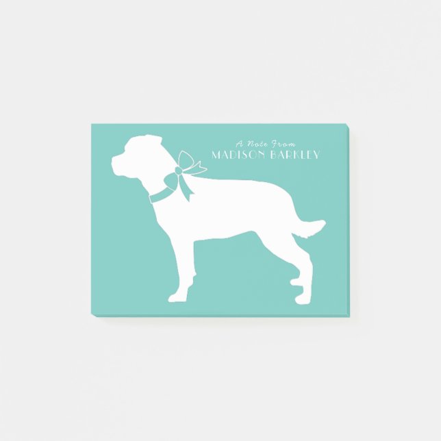 Post-it® Chien Rottweiler Chiot Rottie (Devant)