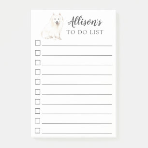 Post-it® Chien Spitz Japonais Personnalisé À Faire Liste