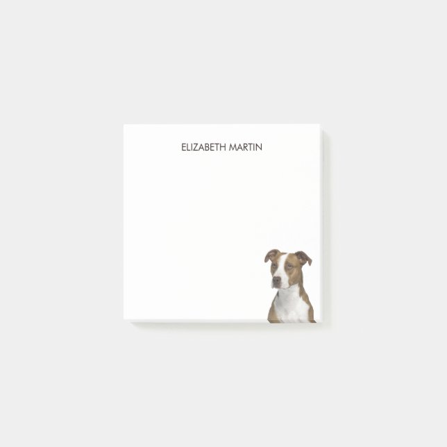 Post-it® Chien type de pit Bull (Devant)