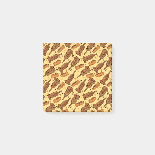 Post-it® Chiens chauds collants (Devant)