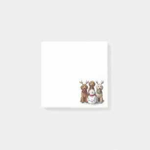 Post-it® Chiens de Noël Goldendoodle