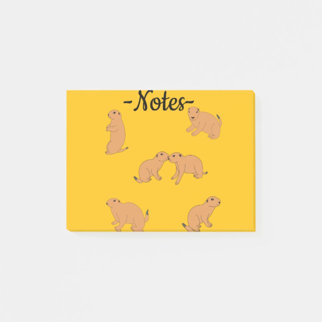 Post-it® Chiens de prairie (Devant)