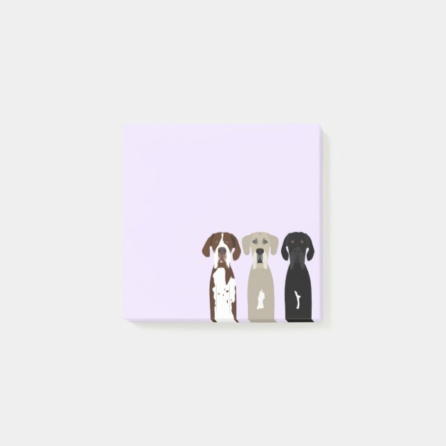 Post-it® Chiens géants (Devant)