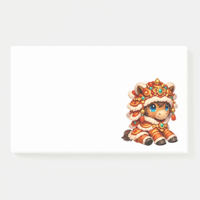 Post-it® Chinese New Year Horse 2026 Zodiac (Devant)