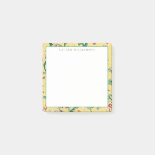 Post-it® Chinoiserie classique jaune et verte Notes post-it