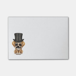 Post-it® Chiot de fantaisie mignon avec le monocle et le