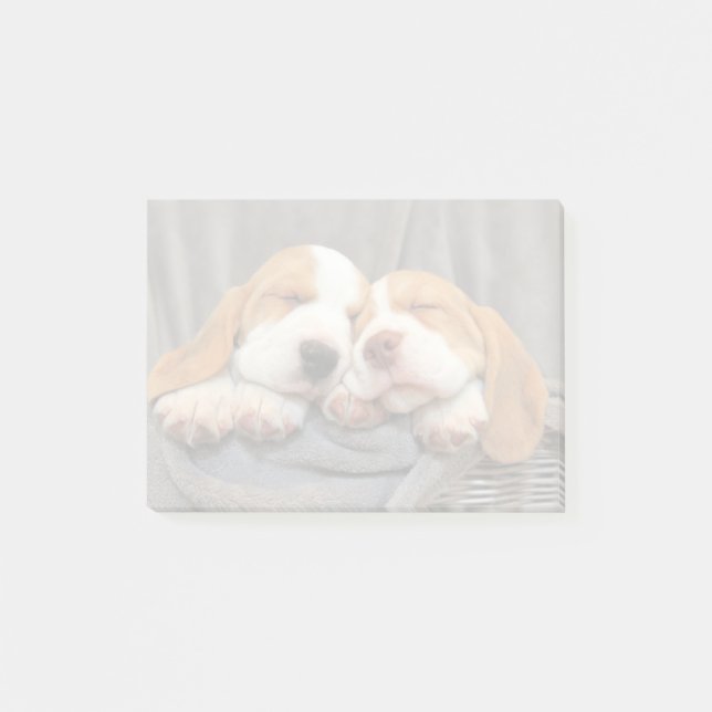Post-it® Chiots endormis (Devant)