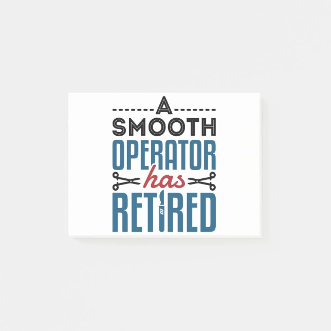 Post-it® Chirurgien Retraité Un Opérateur Lisse A Retraité (Devant)