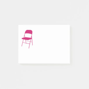 Post-it® Chisholm   Notes des chaises pliantes   Rose chaud