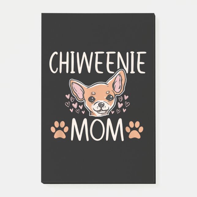 Post-it® chiweenie mère chihuahua adorable propriétaire de  (Devant)