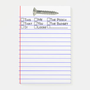 Post-it® Choix de mots multiples 4"X6"