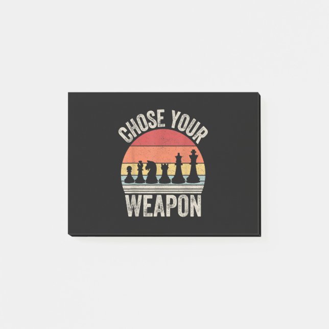 Post-it® Choose Your Weapon (Devant)