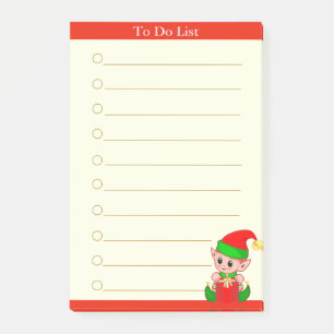 Post-it® Choses à faire et joli bébé elfe