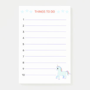 Post-it® Choses à faire & licorne