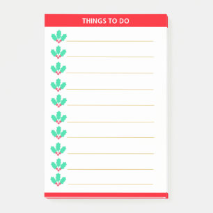 Post-it® Choses personnalisées à faire avec des baies de ho