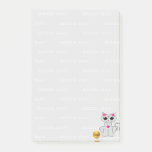 Post-it® Choses personnalisées de dessin animé de chat à fa