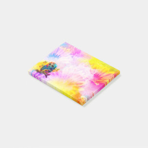 Post-it® Chouette Colorée Moderne Mignonne Avec Fond Pastel