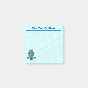 Post-it® Chouette d'art populaire nordique