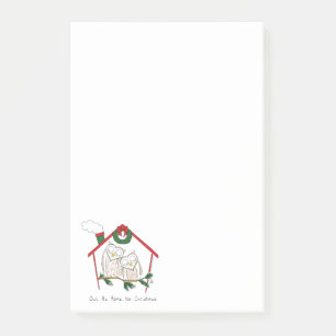 Post-it® Chouette de Noël sera à la maison Mignon