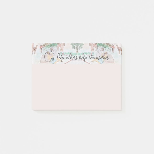 Post-it® Christian Artwork Le bon samaritain (Devant)