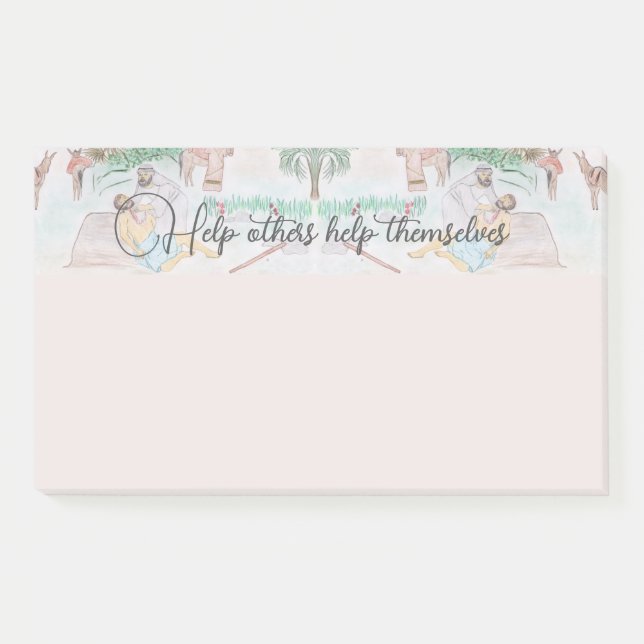 Post-it® Christian Artwork Le bon samaritain (Devant)