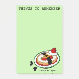 POST-IT® CHRISTMAS HOLIDAY SANTA CLAUS KRINGLE POST-ITS
