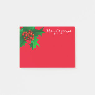 Post-it® Christmas Holly Post-it-Notes