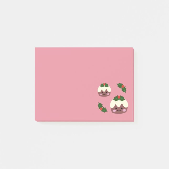 Post-it® Christmas Pudding 2 Post-it Notes (Devant)