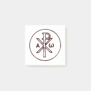 Post-it® Christogramme sacré Chi-Rho Beaux-Arts