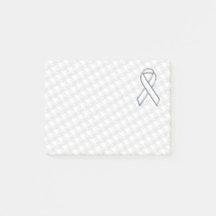 Post-it® Chrome blanc sur le ruban blanc sensibilisation Ho
